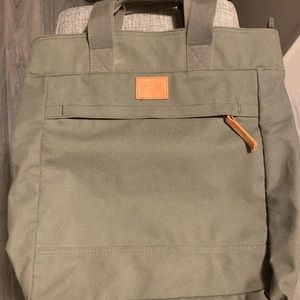 Helly Hansen army green tote bag